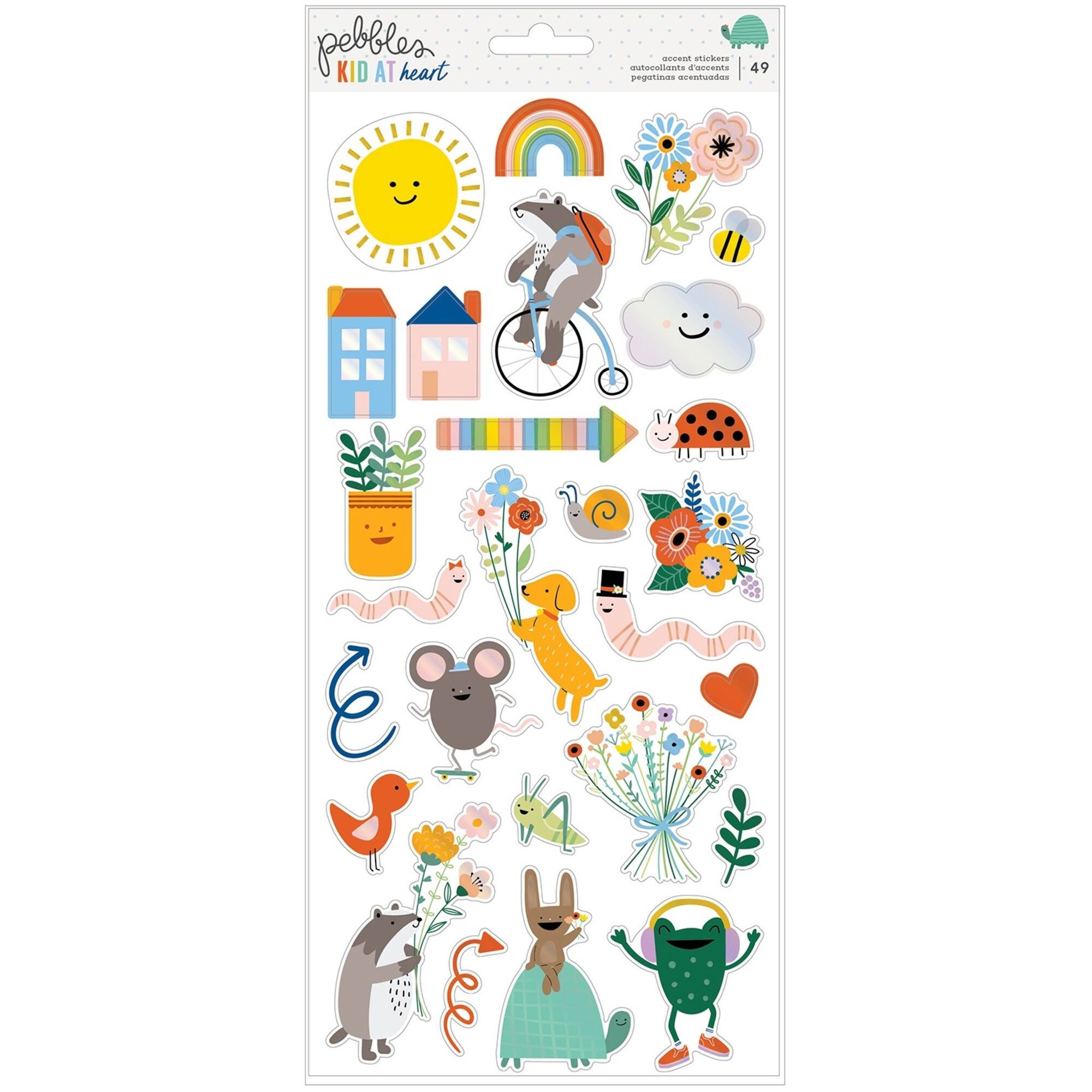 American Crafts™ Kid At Heart Icon Cardstock Stickers